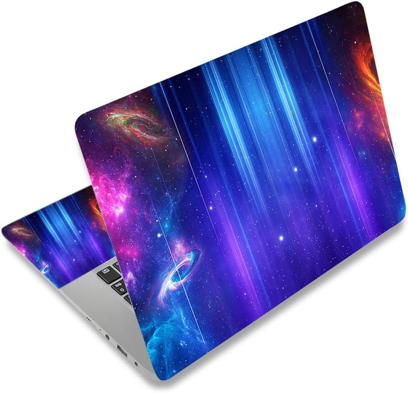 Laptop Stickers Decal,12 13 14 15 15.6 inches Netbook Laptop Skin Sticker Reusable Protector Cover Case for Toshiba Hp Samsung Dell Apple Acer Leonovo Sony Asus Laptop Notebook (Galaxy)